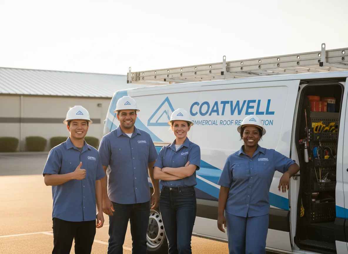 Commercial roof coating company in Thornton, TX